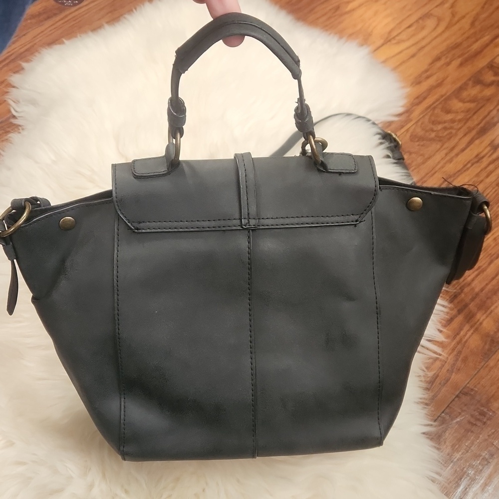 Mystic River Black Satchel Bag - Picture 6 of 9
